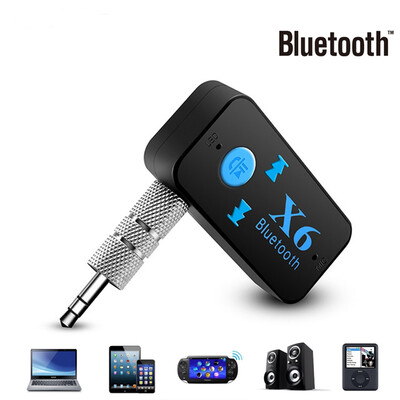 

3 in 1 X6 35MM Jack Wireless Bluetooth 40 Receiver Car Adapter