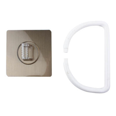 

Greensen No Drilling Wall Mount PC Towel Holder Hanging Ring Wall Mount Towel Holder No Drilling Towel Holder