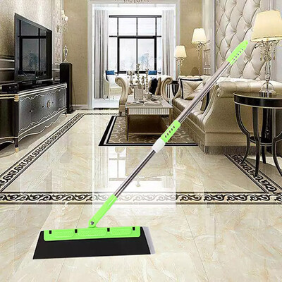 

Siaonvr Magic Broom Sweeper Dust Hair Bathroom Wiper Broom Rotate Connector Rubber Tool