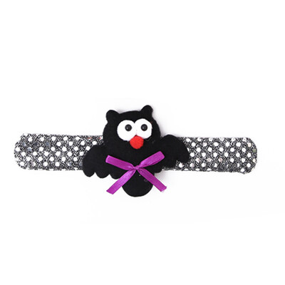 

Glowing Decor Pat Circle Hand Ring Band Halloween Party Cartoon Pumpkin Wristband Bracelet
