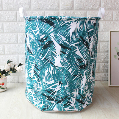 

Toponeto Waterproof Canvas Laundry Case Clothes Basket Storage Basket Folding Storage Box