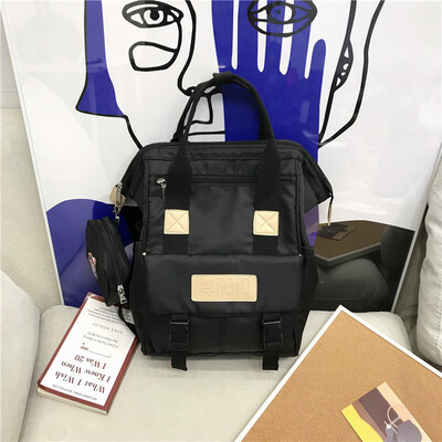 

Gugu Gan Junior High School Shoulder Pack Girl Ins Wind High Capacity Travel Computer Backpack College Students Backpack