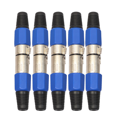

2510Pairs XLR 3Pin Female MIC Jack Plug Audio Microphone Cable Connector