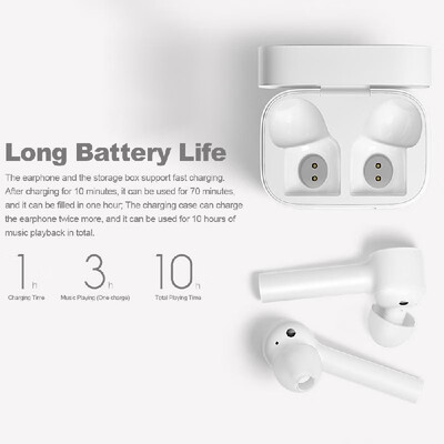 

Xiaomi Air TWS Headphones AAC True Wireless Bluetooth Headset ANC Auto Pause Smart Touch Control Sweatproof Sport Earbuds Charging