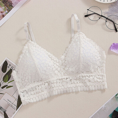 

〖Follure〗Women Sexy Bra Solid Vest Lace Seamless Breathable Push Up Top Underwear