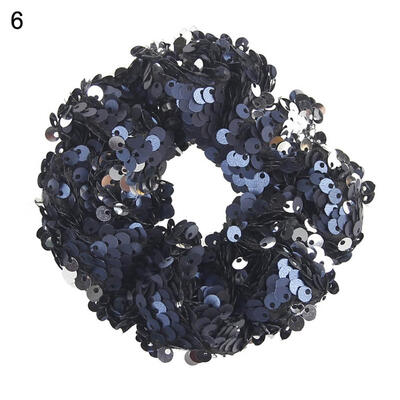 

Fashion Reversible Sequins Elastic Girls Women Hair Tie Rope Party Head Decor