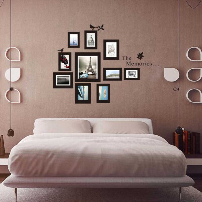 

〖Follure〗105cm82cm Removable Photo Frame Mural Wall Sticker Home Decor Decal
