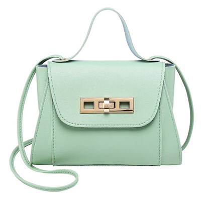

Women Fashion Wing-shaped Solid Color Flip Cover Shoulder Bag Crossbody Handbag