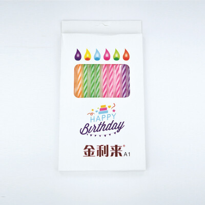 

JINLILAI A1 birthday candle birthday supplies party props 6794