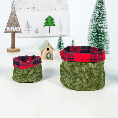 

Siaonvr Cloth Christmas Childrens Candy Basket Christmas Accessories Kids Storage Bag