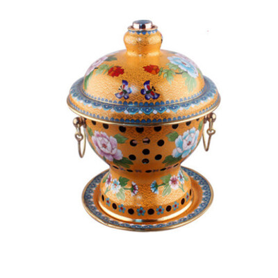 

WANG KE MAN cloisonne copper hot pot alcohol stove environmental oil 5192