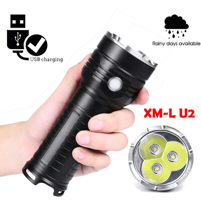 

Saidsome XML-U2 Waterproof Flashlight Outdoor LED Super Bright 18650 Torch Light flashlight lamp