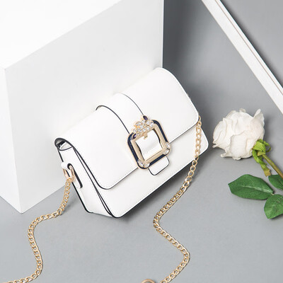 

Summer days ins single shoulder girls on the Korean version of the chain inclined bag students fashion