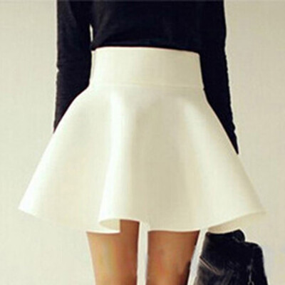 

Womens Fashion Skirts Mini Skirt Ladies Spring Summer High Waist Pleated-Skirts