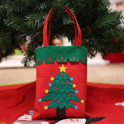

Christmas Gift Handbag Candy Bag Merry Christmas Sweet Candy Bags Present Bag Home Party Xmas Decoration