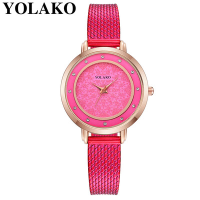 

RM Womens Casual Quartz Plastic Leather Band New Strap Watch Analog Wrist Watch
