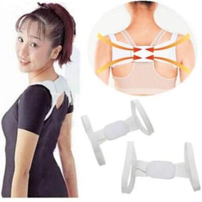 

Hunchback Kyphosis Posture Back Support Brace Corrector Thoracic Shoulder Belt B