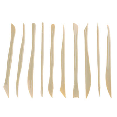 

10pcs DIY Durable Plastic Pottery Modeling Sculpey Sculpture Clay Tools