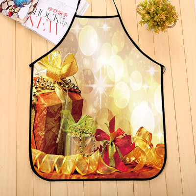 

Tailored Christmas Decoration Waterproof Apron Kitchen Aprons Dinner Party Apron
