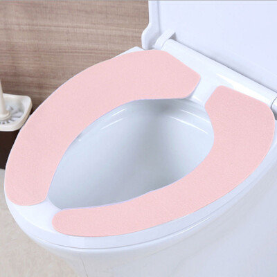 

Siaonvr Soft Warm Toilet Seat Cover Lid Pad Bathroom Cold Loo WC Removable Washable