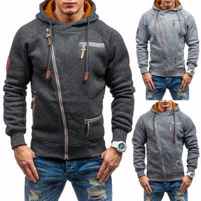 

Men Winter Warm Hooded Outwear Sweater Jacket Pullover Sweatshirt Coat Slim Hoodies -3XL