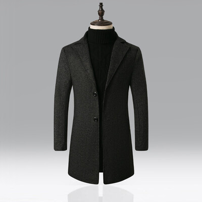 

Toponeto Mens New Winter Style Fashionable Warm Snowflake Windbreaker Coat Pure Coat