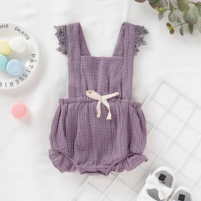 

Infant Baby Girls 4th of July Stars Paillette Patriotic Backless Romper Bodysuit