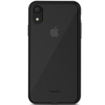 

Moshi Moss Apple New iPhone XR Mobile Shell Cover 61 Inch All-inclusive Drop Transparent Soft Shell Bright Edge Shell Vitros Black