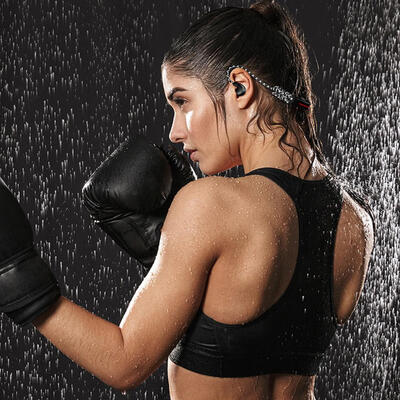 

Bluetooth 50 IPX54 Stereo Earphones Sports Mic Neck Earbud for iOSAndroid