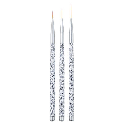 

3pcsSet Ultrafine Marble Nail Art Pens DIY Liner Drawing Manicure Brushes