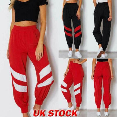 

UK Women Casual Jogger Dance Sport Pants Slacks Tracksuit Trouser Sweatpants