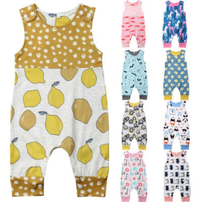 

NEW Canis Infant Toddler Baby Kids Floral Print Romper Jumpsuit Playsuit Cute