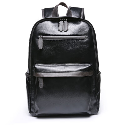 

Simple Fashion Mens Bag Korean Edition Students Bag Computer Shoulder Bag Cortex Chao Mens Street Backpack