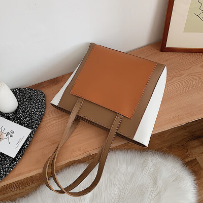 

Big bag female 2019 new wave Korean version of the wild shoulder bag large capacity student tote bag simple mobile handbag