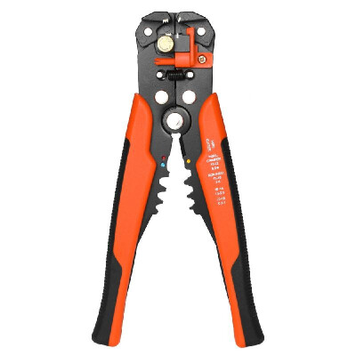 

Multi-functional 8" Self-adjusting Cable Wire Stripper with Cutter & Crimper Automatic Wire Stripping Pliers Crimping Tool 10-24AW