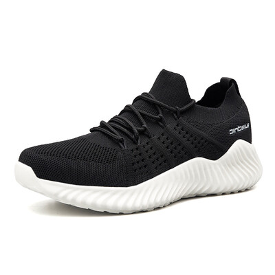 

Casual mens sports shoes lightweight breathable socks flying woven running shoes