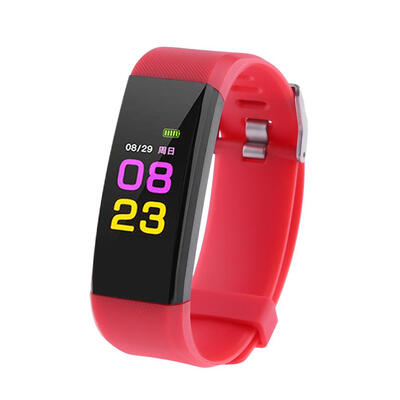 

Color LCD Screen 115 Plus Smart Bracelet Fitness Tracker Heart Rate Blood