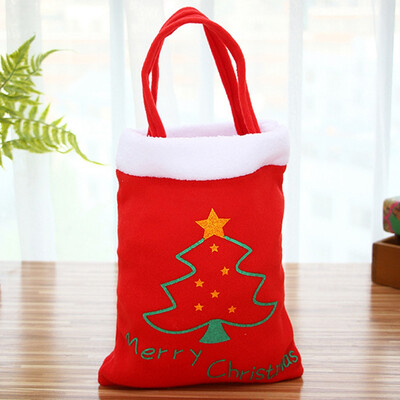 

2019 New Merry Christmas Gift Bags Christmas Tree Elk Handbag Xmas Decorations Party Supplies Candy Bags