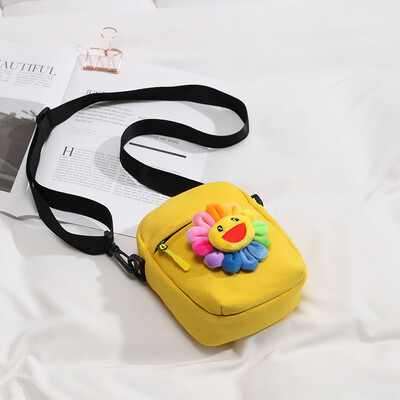 

Sen girl small bag female 2019 new ins Japanese Harajuku student cute canvas shoulder Messenger bag