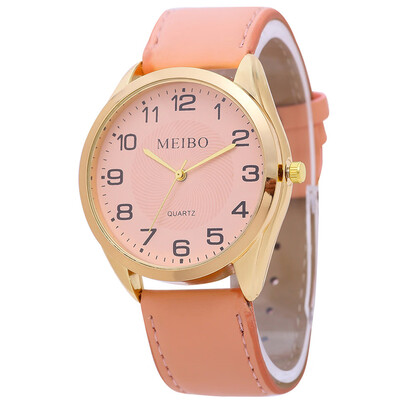 

Top Brand Watches Women Roman numerals Dial Ladies Fashion Quartz Wristwatch Movement Leather Strap Clock Relogio Feminino