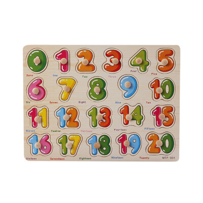 

Tailored Wooden Number Lette Puzzle Jigsaw Early Learning Baby Kids Educational Toys A