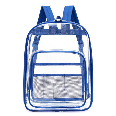 

Tailored Women Ladies Girls Transparent Shoulder Backpack Students School Travel Bag
