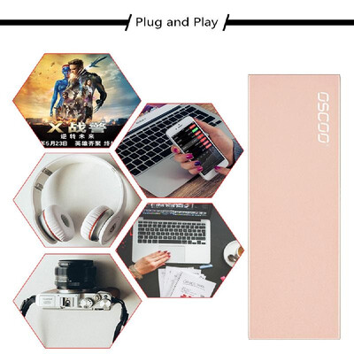 

OSCOO 60G Portable Solid State Drive USB Type-C 31 External SSD for Computers
