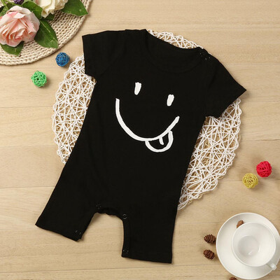 

Infant Kids Baby Girl Boy Smile Cotton Leopard Romper Jumpsuit Clothes 66
