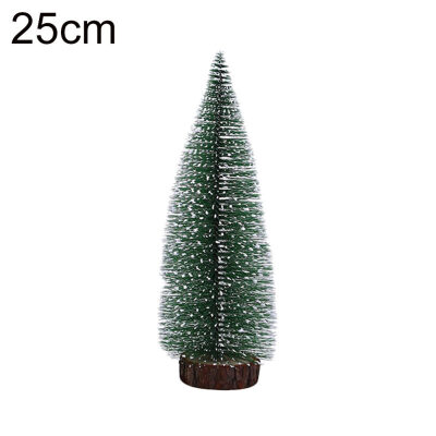 

Mini Christmas Fake Snow Frost Sisal Pine Tree Home Party Table Decor Kids Gift