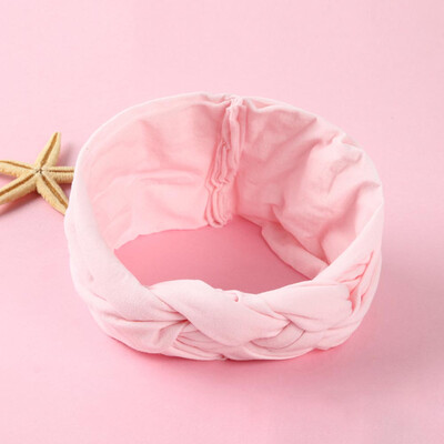 

Newborn Girls Baby Toddler Turban Solid Soft And Comfortable Knot Hair Band Headwear