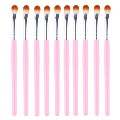 

Toponeto 10Pcs Makeup Cosmetic Tool Eyeshadow Eye Contour Powder Foundation Blending Brus