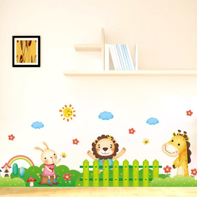 

〖Follure〗DIY Removable Room Home Decor Cartoon Animal Wall Stickers Giraffe Decal