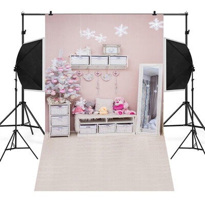 

〖Follure〗Christmas Backdrops Snowman Vinyl 3x5FT Lantern Background Photography Studio