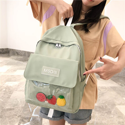 

Insfeng schoolbag female Korean version high school backpack college students junior high school girls shoulder bag